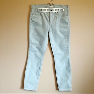 J. Crew Skinny Stretch Corduroy Pants 27 Sky Blue